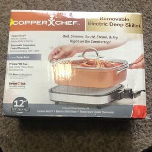 COPY - Copper chef removable electric deep skille…